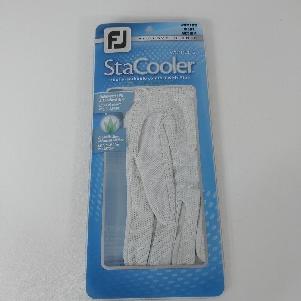 FootJoy StaCooler Original Style Golf‎ Gloves for Women Right Hand Medium White